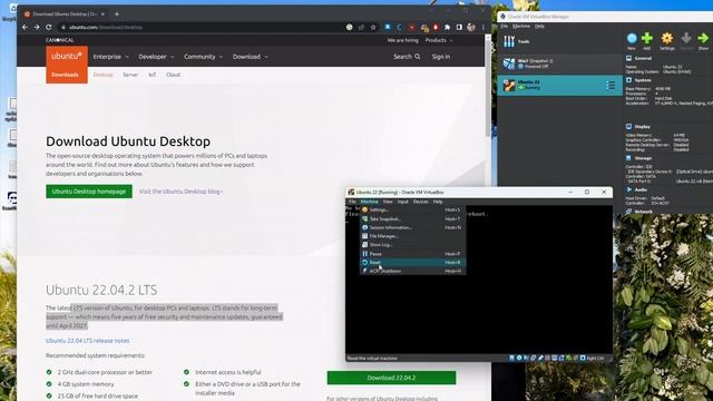 How To Install Ubuntu 22 - Linux - on Windows 11 - Oracle Virtual Box - Virtual Machine смотреть онлайн