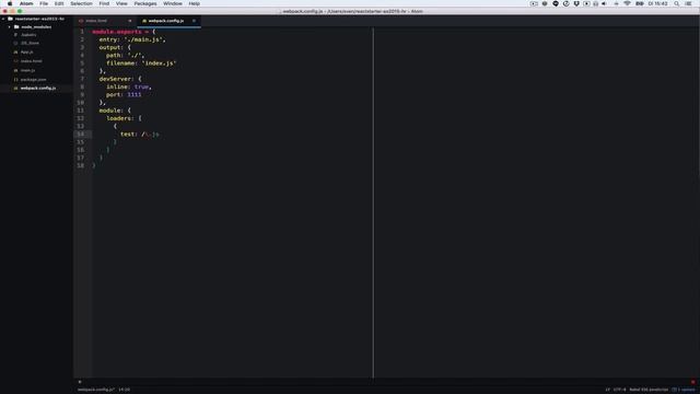 01 - Create your own ES6/7 React.js starter with Webpack and Babel.js смотреть онлайн