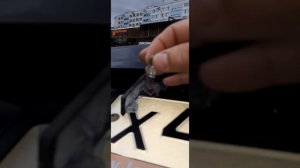 ЛАДА Xray Змена лампочки на номере задней двери.