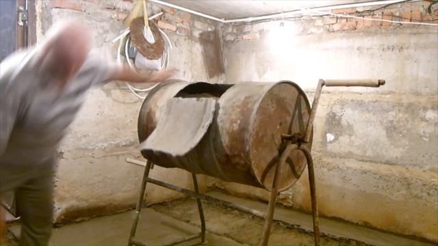 Самодельная бетономешалка из обычной бочки смотреть онлайн