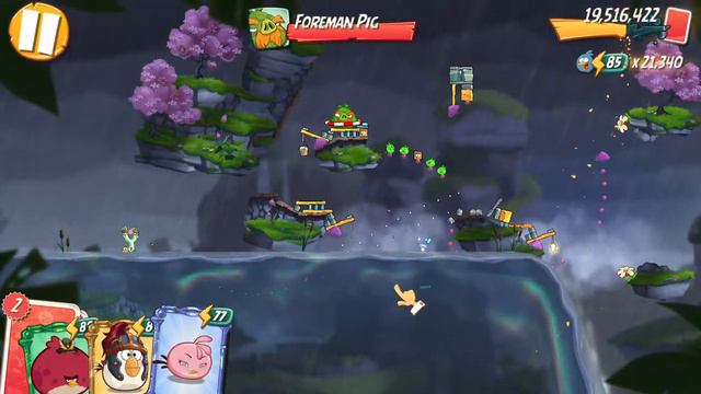 Angry Birds 2 PC King Pig Panic (KPP) with Stella for extra Hal card (Sep 6, 2021) смотреть онлайн