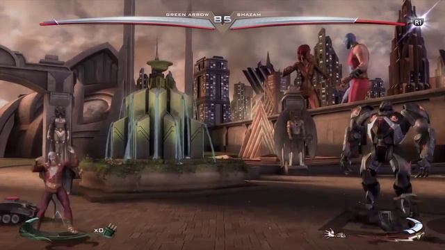 Injustice: Gods Among Us - Green Arrow Playthrough (Arrow Skin) смотреть онлайн