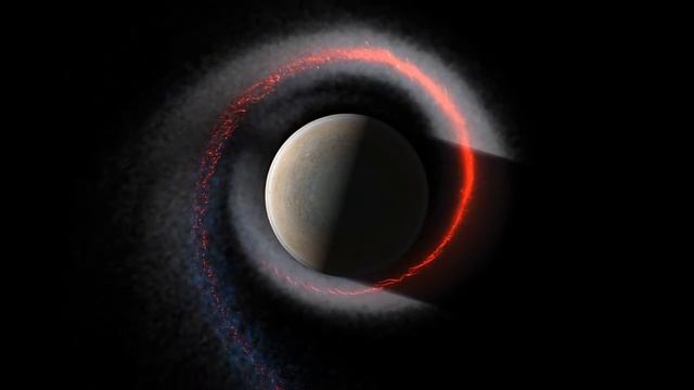 Formation of a planetary ring (SPH simulation) смотреть онлайн
