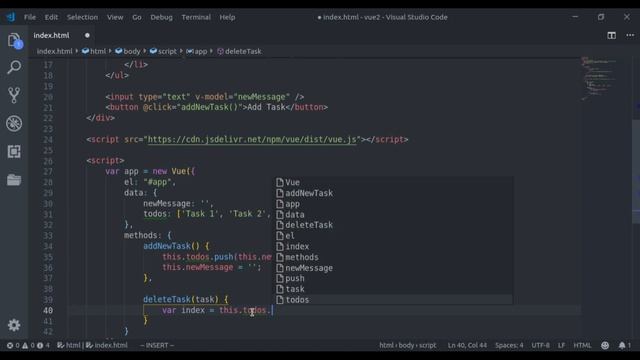 #5 - Vue Loops & An example of simple Todos | Vue 2 Basics, Beginner tutorials смотреть онлайн