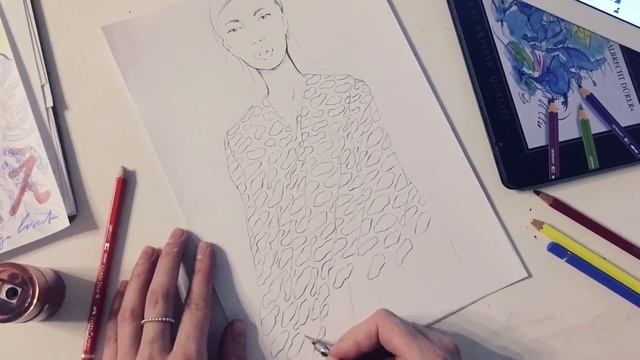 VOGUE COVER #2 speed drawing / Как нарисовать обложку для журнала смотреть онлайн