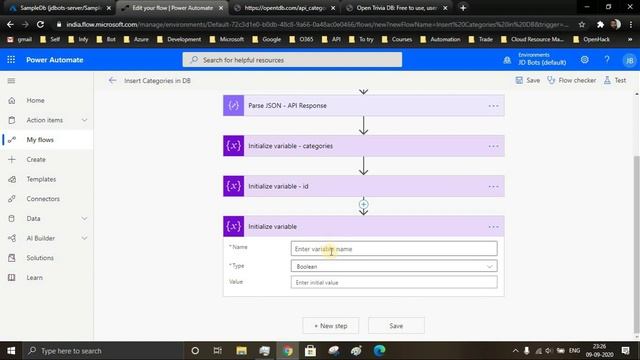 Insert Rows in the Azure SQL DB Table using Power Automate | Send API Response Data to DB смотреть онлайн