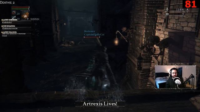 [Heart Rate Monitor][Death Counter] Bloodborne Replay | Git Gudder | #2 смотреть онлайн