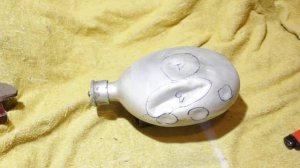 Как выправить вмятину на алюминиевой фляжке