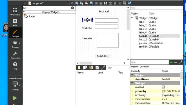 Contact Form created by Qt Creator part 1 смотреть онлайн