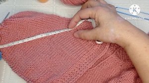 Детская кофта на возраст 5-6 лет/вяжем спицами.