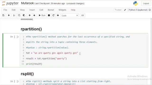 String Methods | part 6 | Learn Python | Qwerty Gen смотреть онлайн