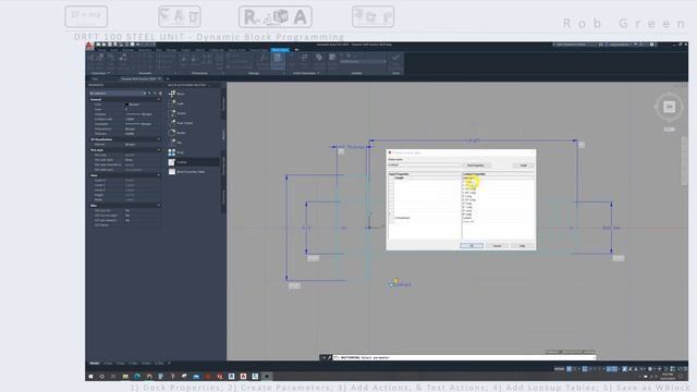 AutoCad Dynamic Block Bolt 7 смотреть онлайн