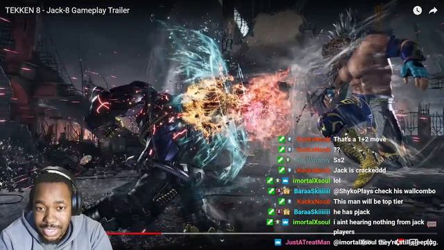 HE PULLED OUT THE BLICKKY!! | Tekken 8 Jack Gameplay Live Reaction/ Trailer Breakdown смотреть онлайн