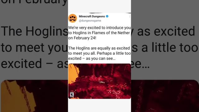 Minecraft Dungeons Nether DLC Teaser смотреть онлайн