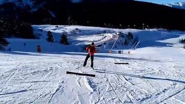 Уроки катания на горных лыжах, для начинающих смотреть онлайн