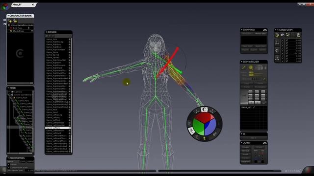 Reallusion Game Bone Rig Template with Akeytsu смотреть онлайн