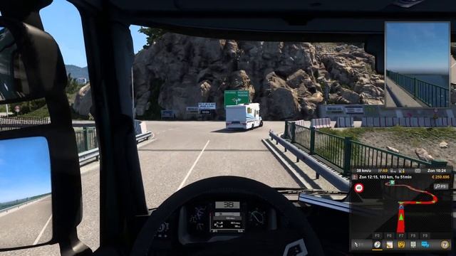ETS2 West Balkans DLC Albania, Kosovo: Tirana - Pristina Euro Truck Simulator 2 gameplay смотреть онлайн