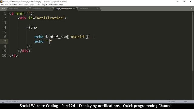 Social Website from scratch - Part 124 - Displaying Notifications | OOP PHP with MYSQL Database смотреть онлайн