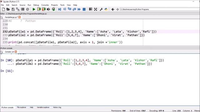 [MLxx] Python Pandas: Concat, to concat two series or data Frames смотреть онлайн