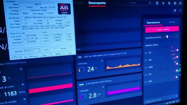 RX 550 de 4GB do AliExpress *unboxing + testes* смотреть онлайн