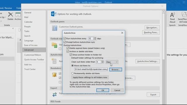 How to create IMAP Email Archive | outlook 2016 | Office 365 Outlook смотреть онлайн