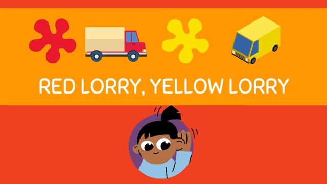 English Tongue Twister for beginners | Practice letter R sound | Red Lorry, Yellow Lorry смотреть онлайн
