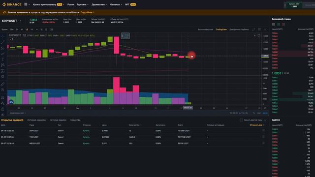 Криптовалютная биржа Binance. ч.1 Покупка криптовалюты, торговля с ордерами. Торгуй и зарабатывай смотреть онлайн