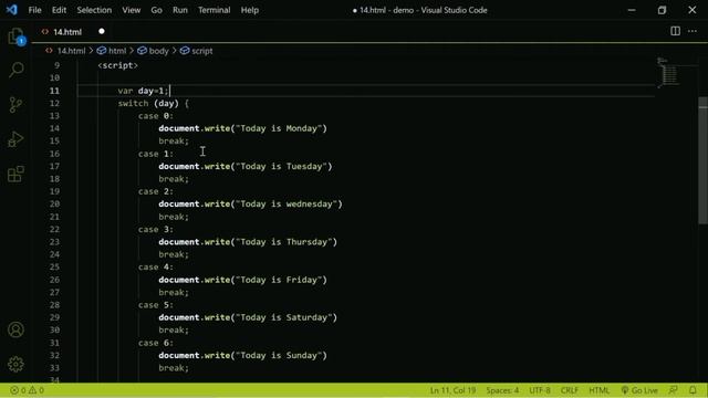 JavaScript Tutorial: JavaScript Switch statements in Hindi| if, if-else and switch statement in js смотреть онлайн