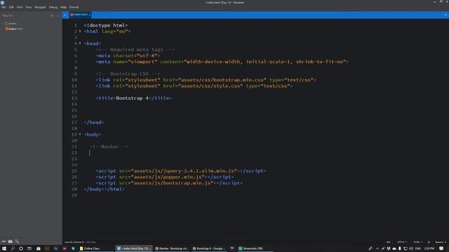 Web Design Class 13 (Bootstrap v4) смотреть онлайн