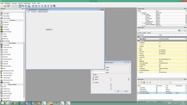 Erste Schritte mit PyQt5, Teil 5; Menü, Tastaturkürzel, Tabulatorreihenfolge смотреть онлайн