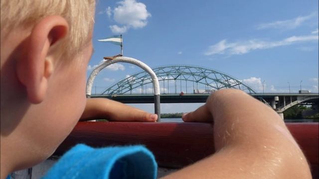 2014.07.16. Братеево. На пароходе. Братеево-Марьино. Асановы Коля, Катя, Федя. Запрет на ЮТубе смотреть онлайн
