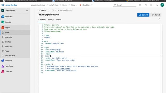 HELM Deployment Via Azure DevOps