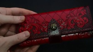 Кошелёк Барокко, обзорное видео большого женского кошелька