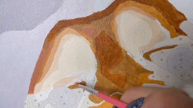 Картина по номерам «Собака» 5/28. Paint by number "Dog" 5/28. смотреть онлайн