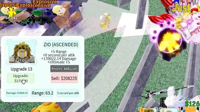 ⭐6 DIO OVER HEAVEN Punya Skill Timestop Satu Map ! - All Star Tower Defense Roblox Indonesia смотреть онлайн