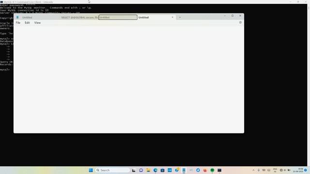 Part-2:The MySQL server is running with the secure-file-priv opt so it cannot execute this statemen смотреть онлайн