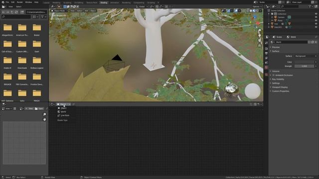 Blender How to Create Tree - Free Addon MTree - Tutorial смотреть онлайн