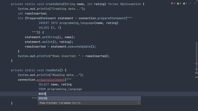 JDBC Tutorial part 2/3 – Running SQL Queries смотреть онлайн