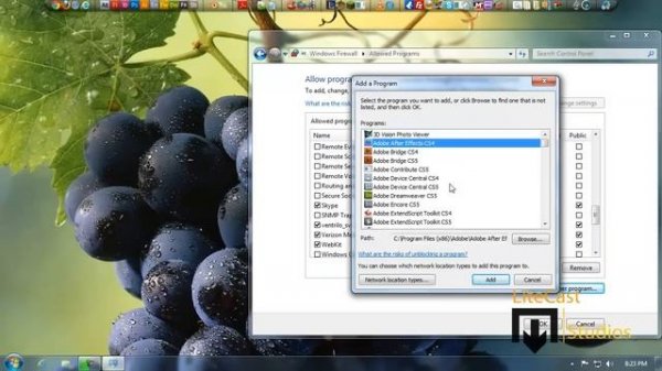 How To Allow Blocked Programs Through the Windows Firewall on Windows 7