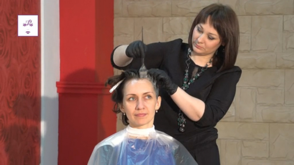 Омбре мягкое трехцветное. OMBRE 