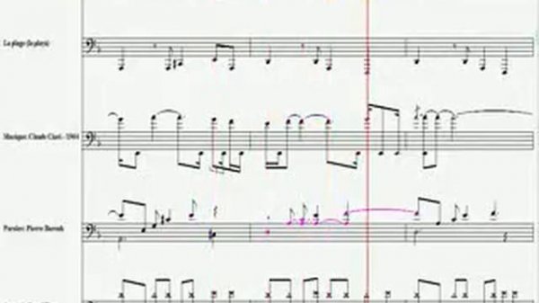 Marie Laforêt La Plage (La Playa) - Whole - Note - Partitura - Partitions.