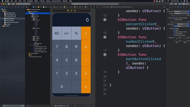 How to Make an iPhone App : iPhone Calculator смотреть онлайн