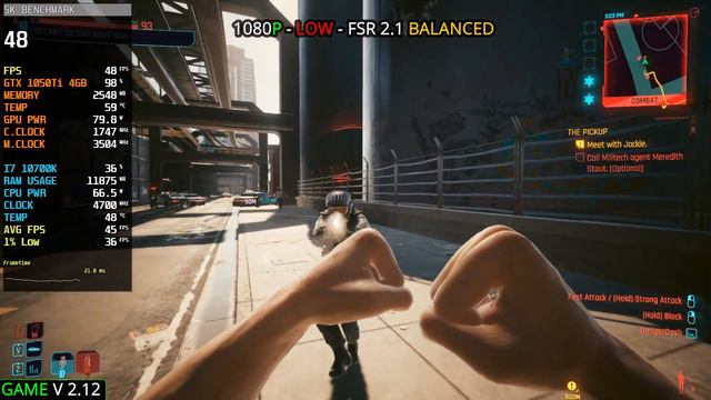 Cyberpunk 2077 - Patch 2.1 vs Patch 2.11 vs Patch 2.12 ft. GTX 1050 Ti смотреть онлайн