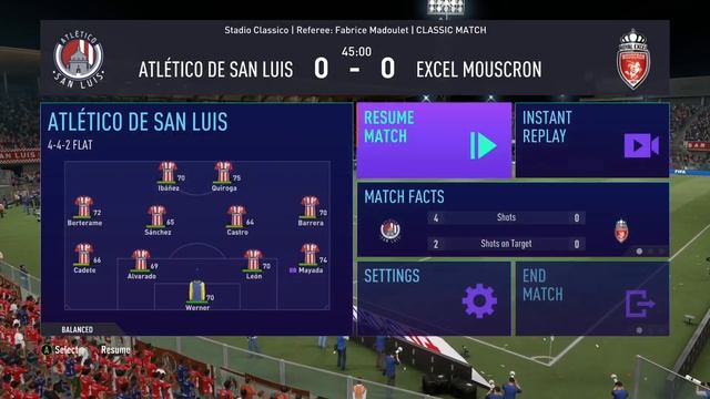 Atlético de San Luis vs Excel Mouscron - R1 Matchday 26 - FIFA 21 All Team Tournament (Legendary AI смотреть онлайн