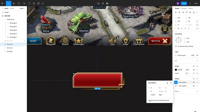 Figma Game UI - Raid: Shadow Legends Game UI смотреть онлайн