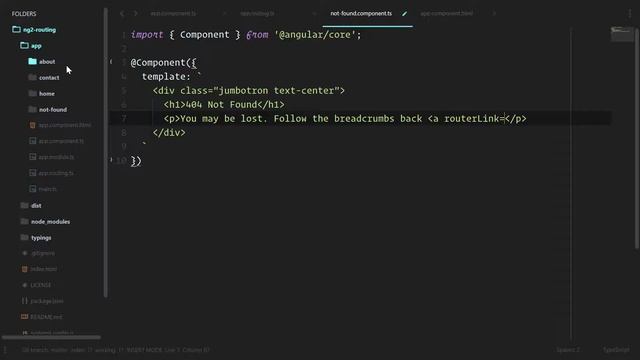 [Routing Angular 2 Application] Lesson 6 Not Found Pages смотреть онлайн
