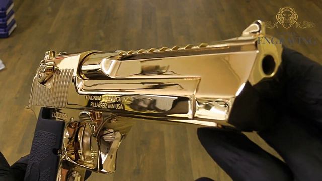 24K Gold Plated Desert Eagle Mark XIX 357 Magnum, "ONLY ONE" смотреть онлайн