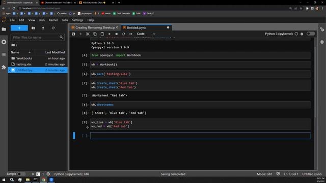 Openpyxl - Coloring Excel Workbook Tabs with Python | Data Automation смотреть онлайн