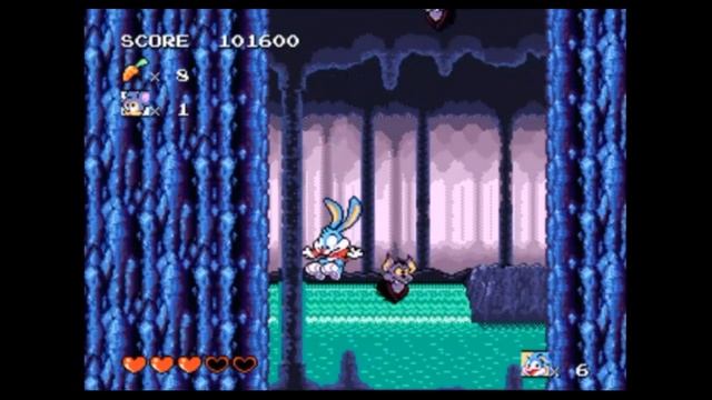 Sega Mega Drive 2 (Smd) 16-bit Tiny Toon Adventures Buster's Hidden Treasure Пещеры