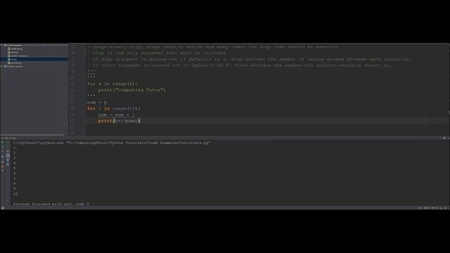 Python Tutorial #8: For Loops: Computing Tutor смотреть онлайн